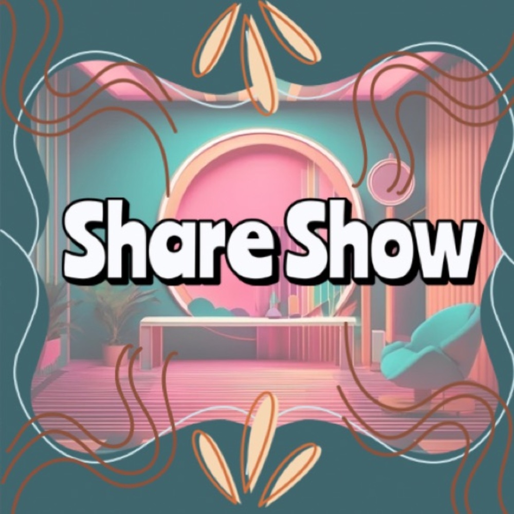 KIDS SHARE SHOW Share show Colorful Abstract Art Print